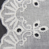 Eyelet Cotton Lace Trim – Floral & Scroll Pattern, 8cm Width