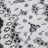 White Floral Stretch Lace Trim – 21.5cm Elastic Lace