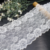 Small Rose Elastic Lace Trim – 20cm Stretch Lace for Lingerie and Dress
