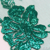 Luxury Floral Lace Trim Manufacturer – Green Tulle Lace with Gold Embroidery for Dress & Bridal (23cm)