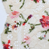Elastic Lace Trim – Small Multicolor Floral Pattern, 22cm Width