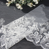 White Butterfly Embroidered Tulle Lace Trim – 20cm Wide