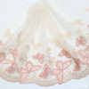 24.5cm Butterfly Lace Trim Manufacturer – 3D Embroidered Tulle Lace for Bridal & Dress