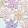 Pastel Multicolor Floral Guipure Lace Trim – 20.5cm Wide