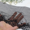 20cm Embroidered Lace Trim Manufacturer – Black Tulle Lace with Water-Soluble Embroidery Edge
