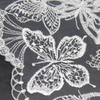 White Butterfly Embroidered Tulle Lace Trim – 20cm Wide