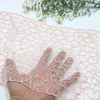 24.5cm Heart Lace Trim Manufacturer – Embroidered Tulle Lace with Cutwork Design for Lingerie & Dress