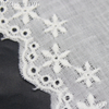 White Star Eyelet Cotton Lace Trim – 6cm Wide (Broderie Anglaise)