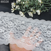 French Floral Elastic Lace Trim Manufacturer – 20.5cm Rose Lace for Lingerie & Dress