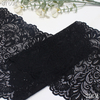 Floral Stretch Lace Trim – 20cm Elastic Lace (Black / Off White / Bleached White)