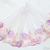 Holographic Foil Lace Trim Manufacturer – 20cm Floral Tulle Lace for Dress & Lingerie