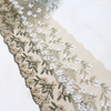 19.5cm Floral Lace Trim Manufacturer – Embroidered Tulle Lace with Vine Pattern for Dress & Bridal