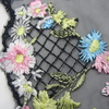 Embroidery Lace Trim – Multicolor Floral & Butterfly Pattern, 24.5cm Width