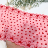 23.5cm Heart Lace Trim Manufacturer – Embroidered Tulle Lace for Lingerie, Dress & DIY