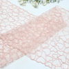 24.5cm Heart Lace Trim Manufacturer – Embroidered Tulle Lace with Cutwork Design for Lingerie & Dress