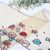 Cartoon Lips & Wink Embroidered Lace Trim – Fun Tulle Lace for Apparel & DIY (Skin Tone Base, 26.5CM)