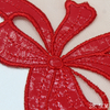 28.5cm Bow Lace Trim Manufacturer – Wide Tulle Lace with Glossy PU Appliqu&eacute; for Dress & Decoration