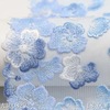 Three-Tone Gradient Floral Embroidery Lace Trim – 18.5cm Width (3 Color Options)