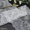 European Court Floral Embroidery Lace Trim – 3 Classic Color Options (21–21.5cm Width)
