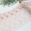 Guipure Lace Trim Manufacturer – Pink Ombre Floral Chemical Lace for Dress & Bridal (21.5cm)