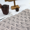 Embroidery Lace Trim – Fan Pattern, 23cm Width