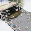 Embroidery Lace Trim – Multicolor Floral & Butterfly Pattern, 24.5cm Width