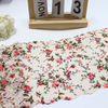 Elastic Lace Trim – Small Multicolor Floral Pattern, 22cm Width