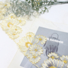Beige Daisy Embroidered Tulle Lace Trim – 18cm Lace with Gold Center