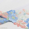 Contrast Sakura Floral Embroidery Lace Trim – 3 Color Options (22.5–23cm Width)