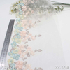 3D Embroidered Lace Trim Manufacturer – 22.5cm Pastel Floral Tulle Lace for Dress & Lingerie