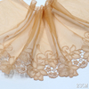 23cm Gold Lace Trim Manufacturer – Embroidered Tulle Lace with Metallic Thread for Bridal & Dress