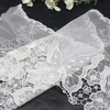 White Butterfly Embroidered Tulle Lace Trim – 20.5cm Water-Soluble Lace