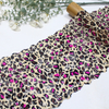 Leopard Print Stretch Lace Trim – 18cm Elastic Lace