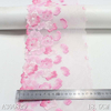 Three-Tone Gradient Floral Embroidery Lace Trim – 18.5cm Width (3 Color Options)