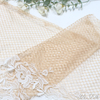 24.5cm Floral Lace Trim Manufacturer – Embroidered Tulle Lace with Vine Pattern for Dress & Bridal