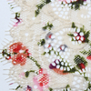 Chantilly Eyelash Lace Trim – Small Multicolor Floral Pattern, 20.5cm Width