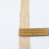 Cluny Crocheted Cotton Lace Trim – 3.5cm, Natural Cotton