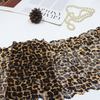 Elastic Lace Trim – Leopard Pattern, 19.5cm Width