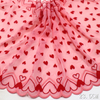 23.5cm Heart Lace Trim Manufacturer – Embroidered Tulle Lace for Lingerie, Dress & DIY