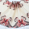 Gradient Butterfly Embroidered Tulle Lace Trim – 30.5cm Wide Lace with Beaded Details