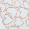 24.5cm Heart Lace Trim Manufacturer – Embroidered Tulle Lace with Cutwork Design for Lingerie & Dress