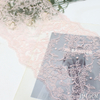 19.5cm Pink Lace Trim Manufacturer – Embroidered Tulle Lace with Eyelash Edge for Dress & Bridal