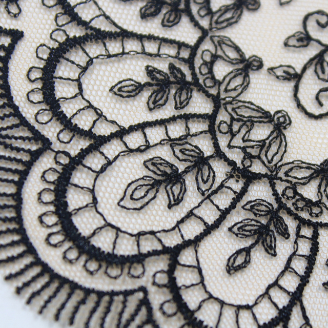 16.5cm Heart Elastic Lace Trim Manufacturer – Diamond Mesh Lace for Lingerie & Sleepwear