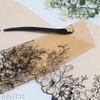 Embroidered Mesh Lace Trim – Vintage Black Floral on Nude Base, 22cm Width