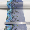 Gradient Floral Embroidery Lace Trim – Black Contrast & Navy Tone-on-Tone Options (19–19.5cm)