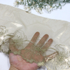 Olive Green Lace Trim Manufacturer – Gold Metallic Embroidered Tulle Lace for Dress & Bridal