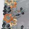 Contrast Sakura Floral Embroidery Lace Trim – 3 Color Options (22.5–23cm Width)