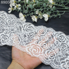 Vintage Rose Elastic Lace Trim – 14.5cm Stretch Lace for Lingerie and Dress