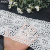 Peony Floral Stretch Lace Trim – Elastic Lace 17cm / 17.5cm (White & Black)