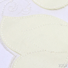 23cm Appliqu&eacute; Lace Trim Manufacturer – Yellow Tulle Lace with Leaf Embroidery for Dress & Bridal